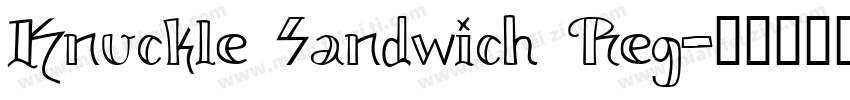 Knuckle Sandwich Reg字体转换